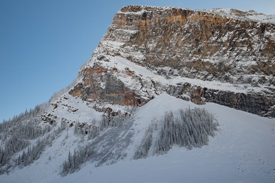 Mountain In Winter Banff