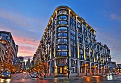 Old Port Night Street Montreal